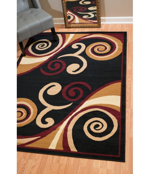 United Weavers Dallas Burgundy 851-10534 1 ft. 11 in. X 3 ft. 3 in. Rectangle Rug