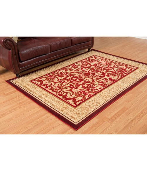 United Weavers Dallas Red 851-10630 2 ft. 3 X 7 ft. 2 in. Rectangle Rug