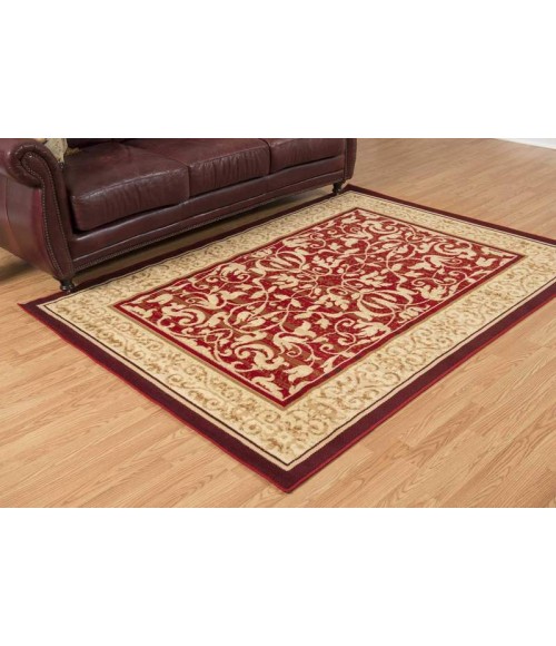 United Weavers of America DALLAS-BARONESS-RED-58-10630 Area Rug