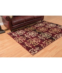 United Weavers Dallas Burgundy 851-10734 2 ft. 3 X 7 ft. 2 in. Rectangle Rug