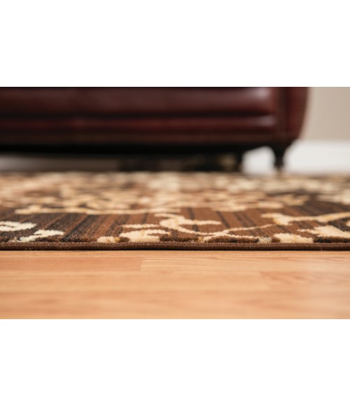 United Weavers Dallas Brown 851-10750 2 ft. 3 X 7 ft. 2 in. Rectangle Rug