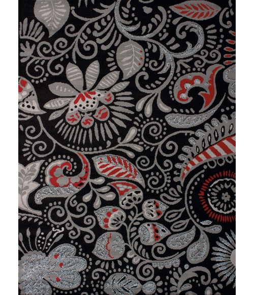 United Weavers Dallas Black 851-11070 1 ft. 11 in. X 3 ft. 3 in. Rectangle Rug