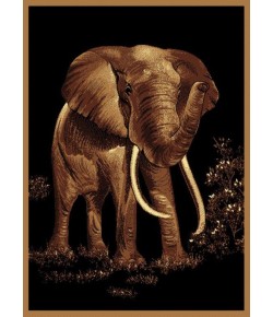 United Weavers Legends 04650 Elephant Area Rug 5 Ft. 3 X 7 Ft. 2 Rectangle