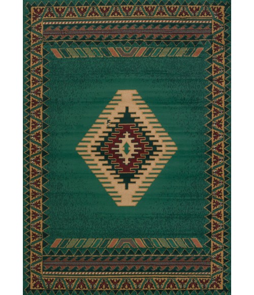 United Weavers Manhattan LT Green 940-27040 1 ft. 10 in. X 3 ft. Rectangle Rug