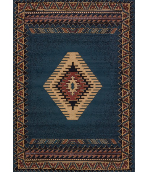 United Weavers Manhattan LT Blue 940-27060 1 ft. 10 in. X 3 ft. Rectangle Rug