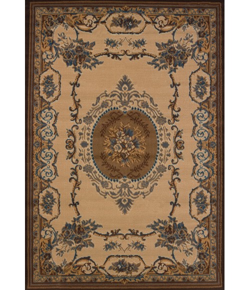 United Weavers Manhattan Light Blue 940-38160 1 ft. 10 in. X 3 ft. Rectangle Rug