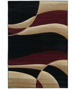 United Weavers Contours 22834 Avalon Burgundy Area Rug 5 Ft. 3 X 7 Ft. 6 Rectangle