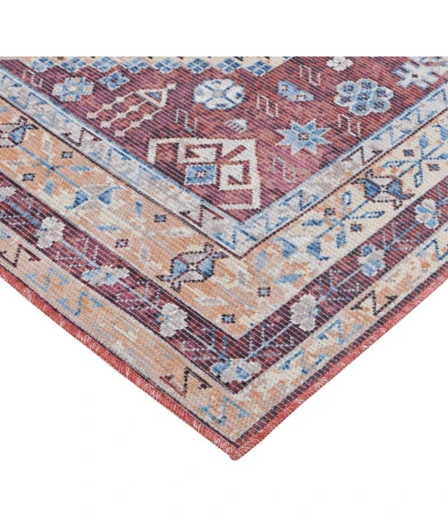 Amer ALASKA Red/Terra ALA-10 2 ft. 7 in. X 10 ft. Rectangle Rug