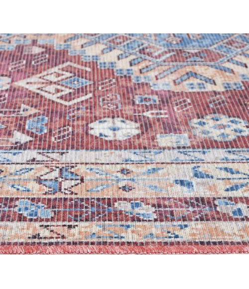 Amer ALASKA Red/Terra ALA-10 2 ft. 7 in. X 10 ft. Rectangle Rug