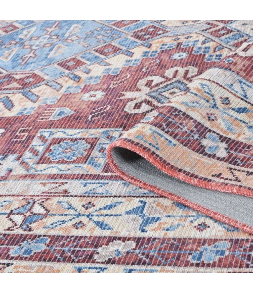 Amer ALASKA Red/Terra ALA-10 2 ft. 7 in. X 10 ft. Rectangle Rug