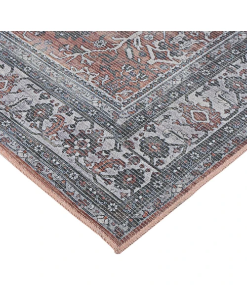 Amer ALASKA Terra/Gray ALA-4 2 ft. 7 in. X 10 ft. Rectangle Rug