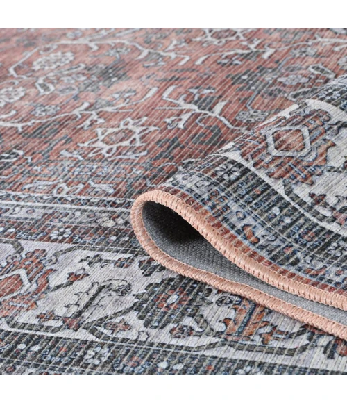 Amer ALASKA Terra/Gray ALA-4 2 ft. 7 in. X 10 ft. Rectangle Rug