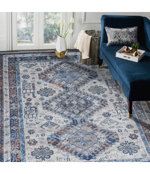 Amer ALASKA Beige/Terra ALA-8 5 ft. 3 in. X 7 ft. 6 in. Rectangle Rug