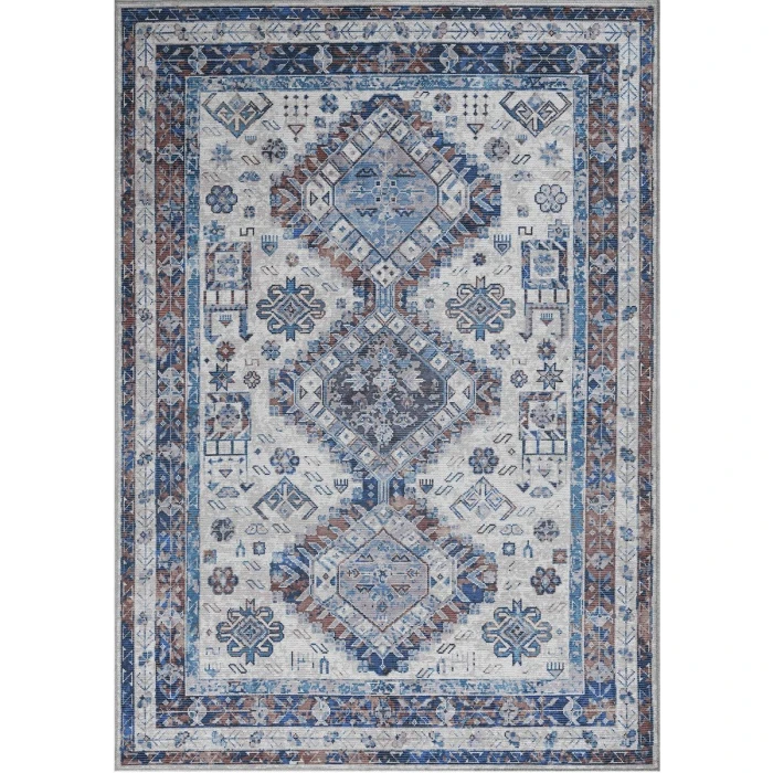 Amer ALASKA Beige/Terra ALA-8 7 ft. 10 in. X 9 ft. 9 in. Rectangle Rug