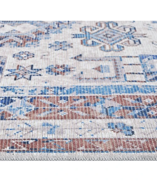 Amer ALASKA Beige/Terra ALA-8 5 ft. 3 in. X 7 ft. 6 in. Rectangle Rug