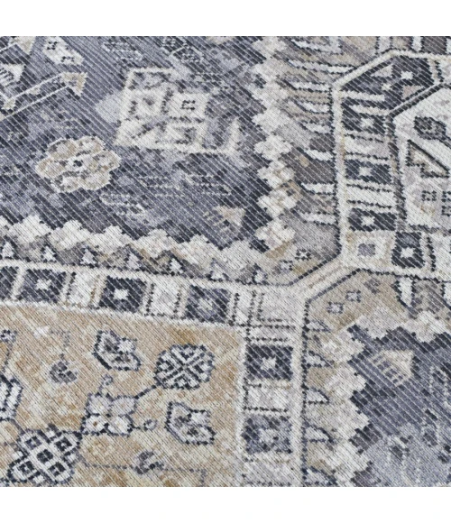 Amer ALASKA Gray/Musterd ALA-9 5 ft. 3 in. X 7 ft. 6 in. Rectangle Rug