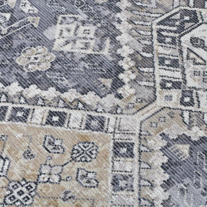 Amer ALASKA Gray/Musterd ALA-9 2 ft. 7 in. X 10 ft. Rectangle Rug