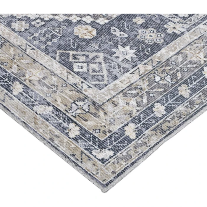 Amer ALASKA Gray/Musterd ALA-9 2 ft. 7 in. X 10 ft. Rectangle Rug
