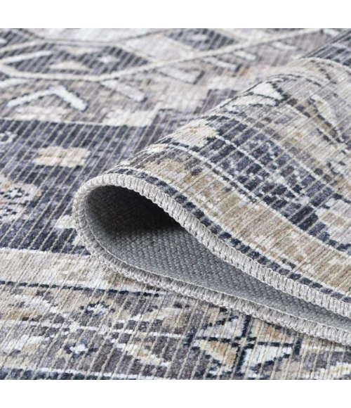 Amer ALASKA Gray/Musterd ALA-9 5 ft. 3 in. X 7 ft. 6 in. Rectangle Rug