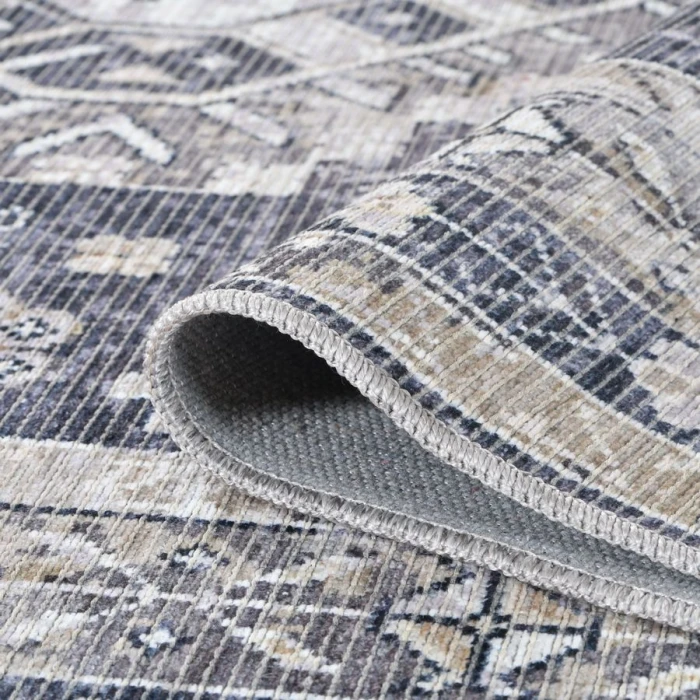 Amer ALASKA Gray/Musterd ALA-9 2 ft. 7 in. X 10 ft. Rectangle Rug
