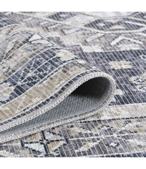 Amer ALASKA Gray/Musterd ALA-9 5 ft. 3 in. X 7 ft. 6 in. Rectangle Rug