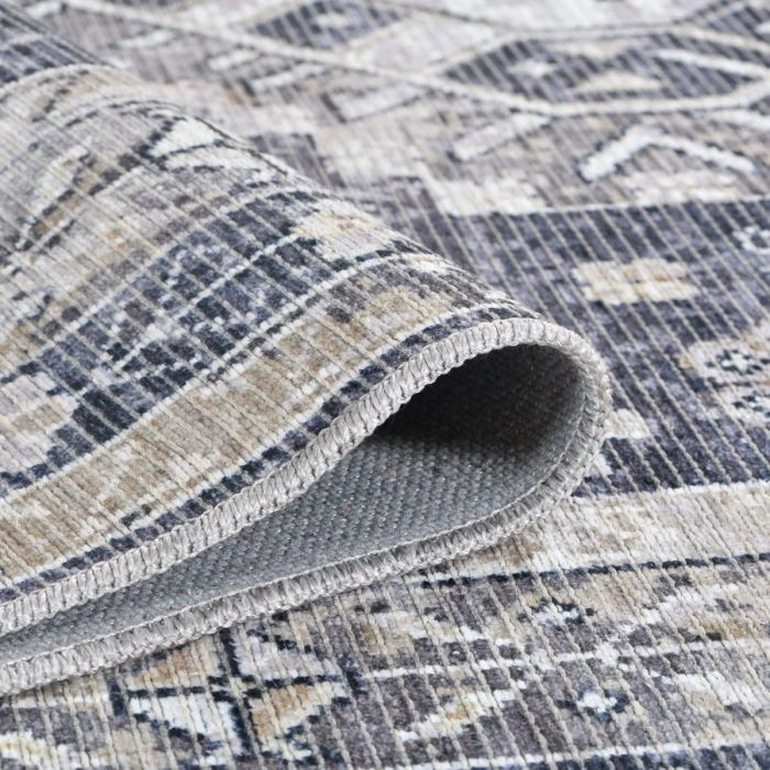 Amer ALASKA Gray/Musterd ALA-9 2 ft. 7 in. X 10 ft. Rectangle Rug