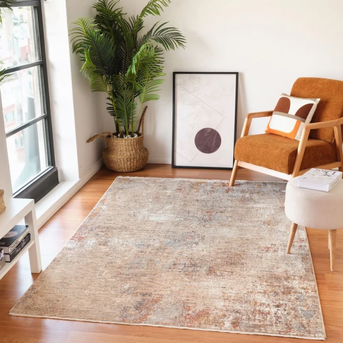 Amer Albany BEIGE ALB-7 3 ft. 6 in. X 5 ft. 6 in. Rectangle Rug
