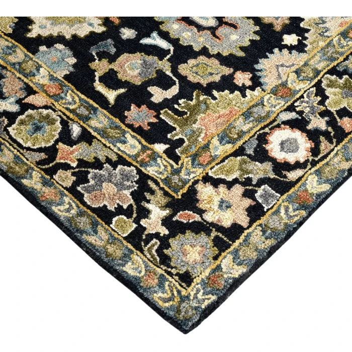 Amer JACKSON Black JAC-2 5 ft. X 7 ft. 6 in. Rectangle Rug