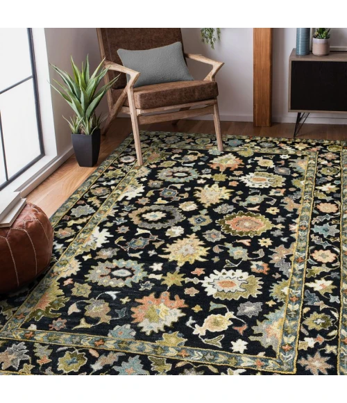 Amer JACKSON Black JAC-2 5 ft. X 7 ft. 6 in. Rectangle Rug