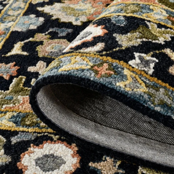 Amer JACKSON Black JAC-2 5 ft. X 7 ft. 6 in. Rectangle Rug