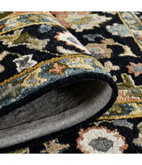 Amer JACKSON Black JAC-2 5 ft. X 7 ft. 6 in. Rectangle Rug