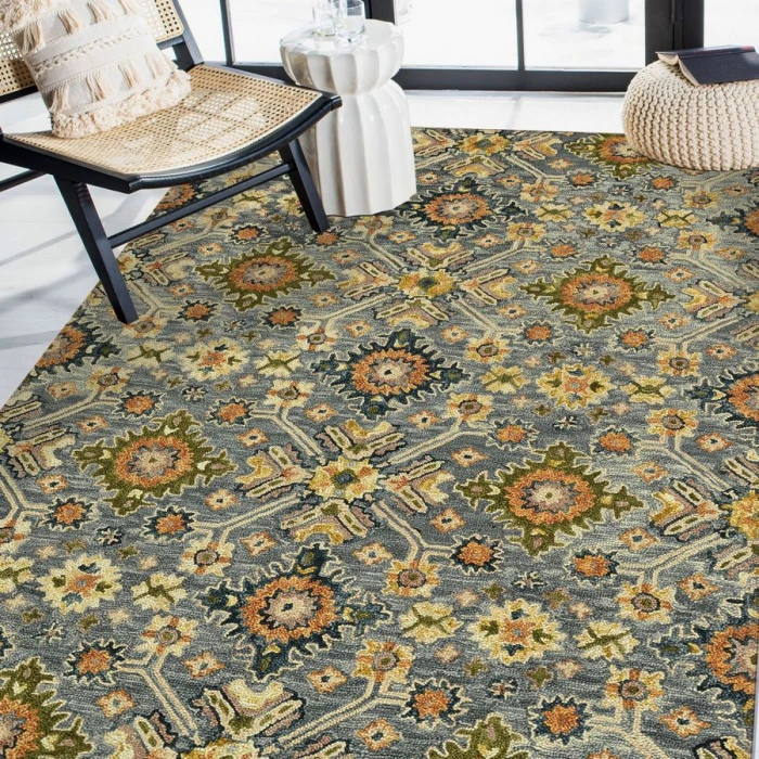 Amer JACKSON Gray JAC-5 3 ft. 6 in. X 5 ft. 6 in. Rectangle Rug