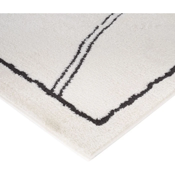 Amer Monotone White MNT-1 5 ft. X 7 ft. 6 in. Rectangle Rug