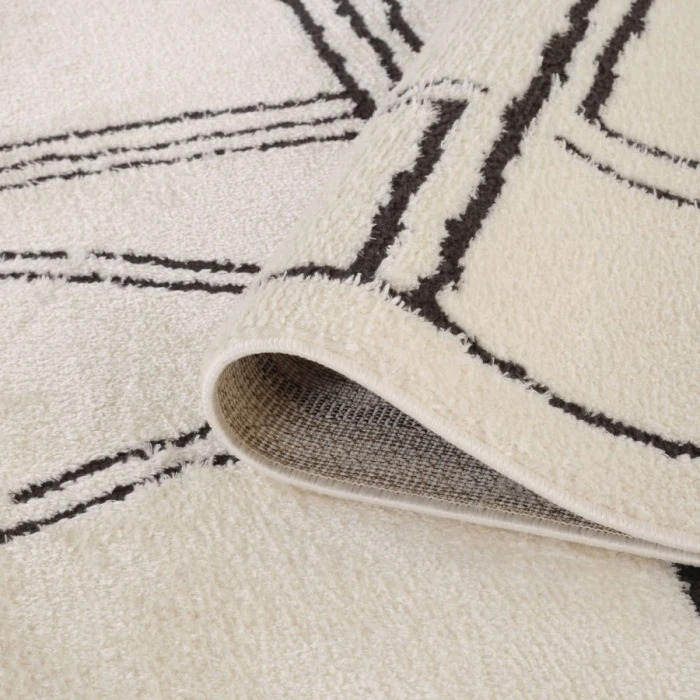 Amer Monotone White MNT-1 5 ft. X 7 ft. 6 in. Rectangle Rug