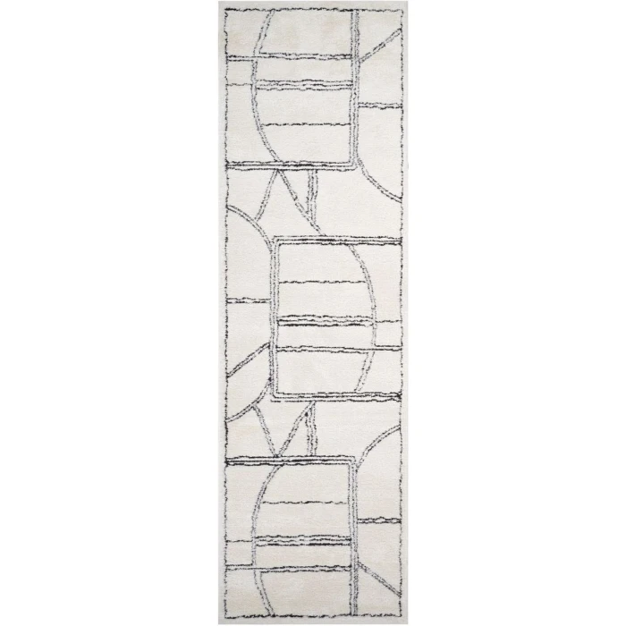 Amer Monotone White MNT-1 5 ft. X 7 ft. 6 in. Rectangle Rug