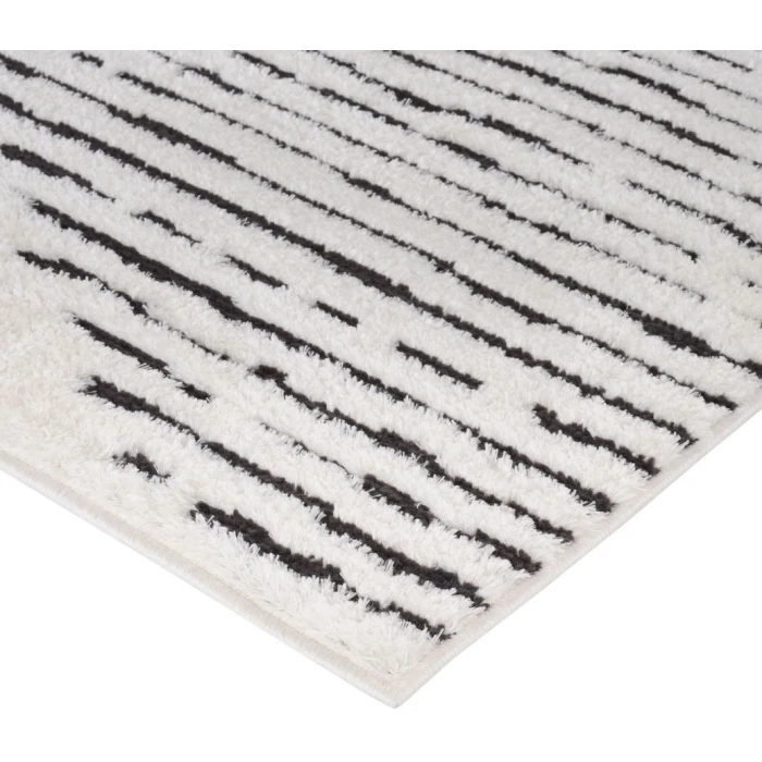 Amer Monotone White MNT-2 5 ft. X 7 ft. 6 in. Rectangle Rug