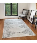Amer Monotone White MNT-2 7 ft. 9 in. X 9 ft. 9 in. Rectangle Rug