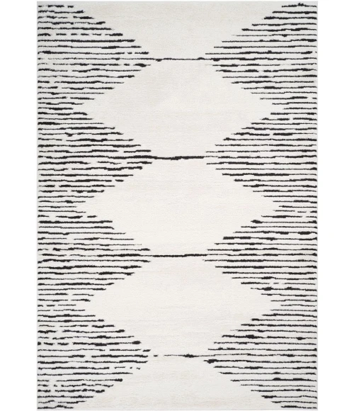 Amer Monotone White MNT-2 7 ft. 9 in. X 9 ft. 9 in. Rectangle Rug