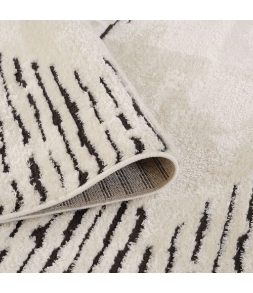 Amer Monotone White MNT-2 7 ft. 9 in. X 9 ft. 9 in. Rectangle Rug