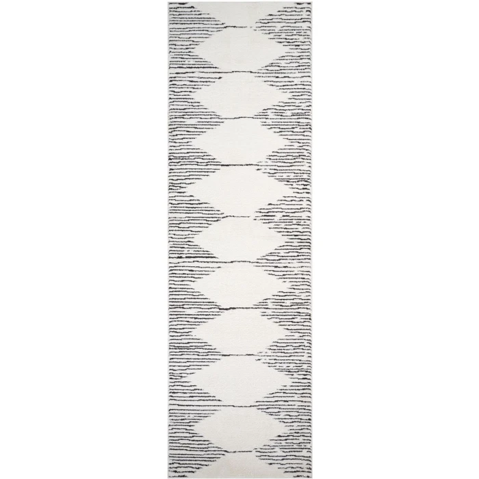 Amer Monotone White MNT-2 5 ft. X 7 ft. 6 in. Rectangle Rug