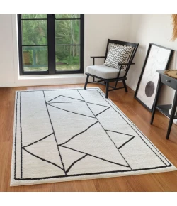 Amer Monotone Ivory MNT-9 5 ft. X 7 ft. 6 in. Rectangle Rug