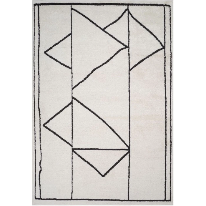Amer Monotone Ivory MNT-9 5 ft. X 7 ft. 6 in. Rectangle Rug