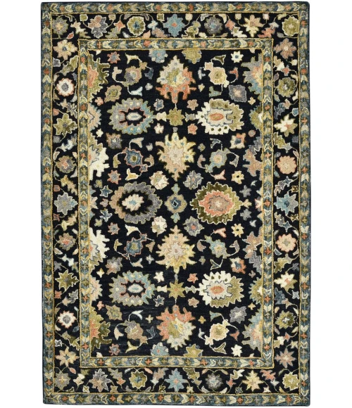 Amer JACKSON Black JAC-2 5 ft. X 7 ft. 6 in. Rectangle Rug