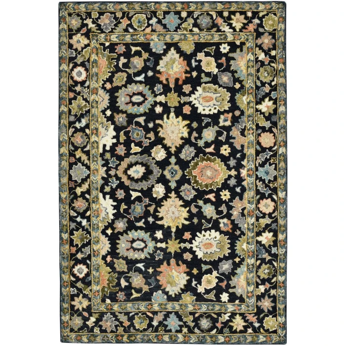Amer JACKSON Black JAC-2 5 ft. X 7 ft. 6 in. Rectangle Rug