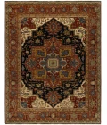 Harounian Antique Heriz Blue - Red 106 12 ft. X 15 ft. Rectangle Rug