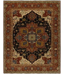 Harounian Antique Heriz Blue - Red 106 9 ft. X 12 ft. Rectangle Rug