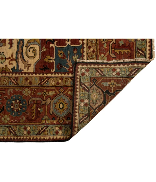 Harounian Antique Heriz Blue - Red 106 12 ft. X 15 ft. Rectangle Rug