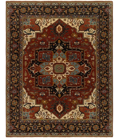 Harounian Antique Heriz Red - Blue 106 12 ft. X 15 ft. Rectangle Rug