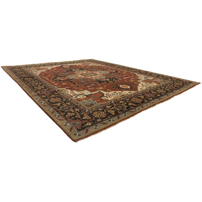 Harounian Antique Heriz Red - Blue 106 8 ft. X 10 ft. Rectangle Rug
