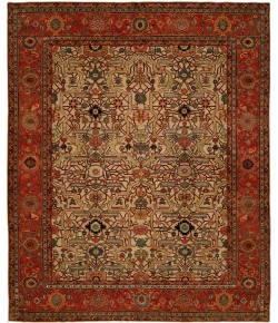 Harounian Antique Heriz Ivory - Red 109 12 ft. X 18 ft. Rectangle Rug